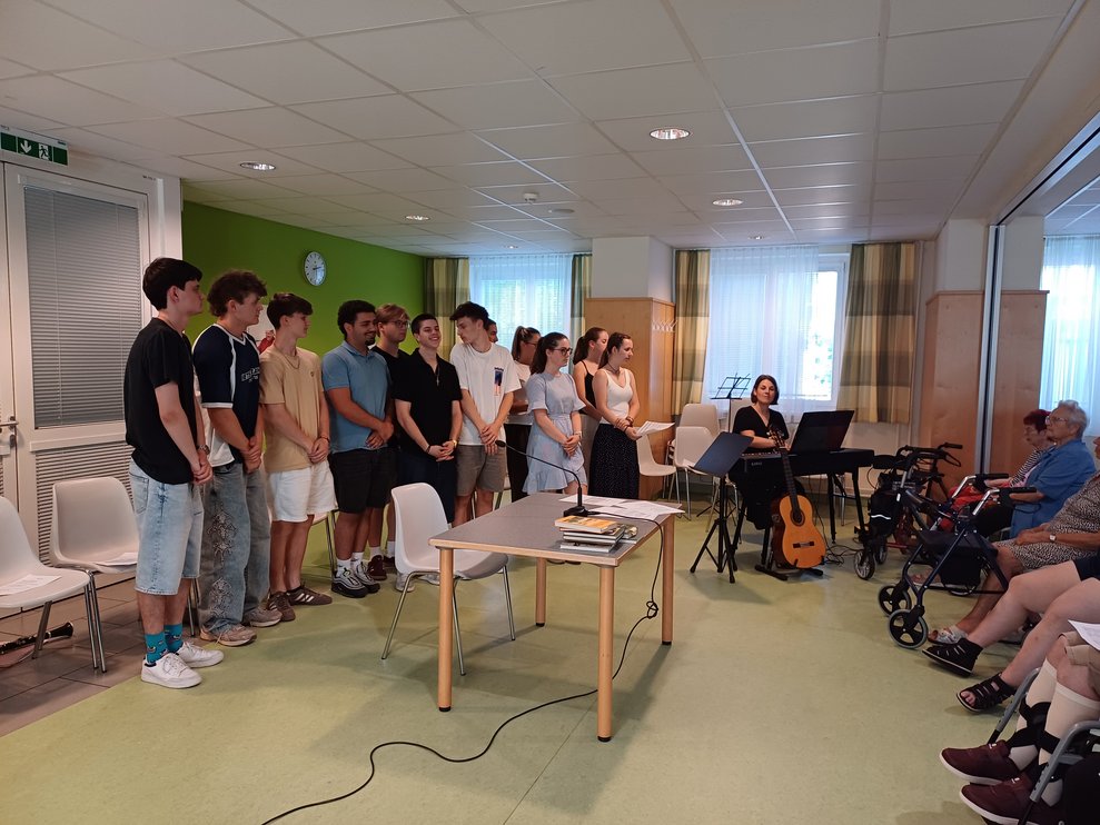 Schüler singen