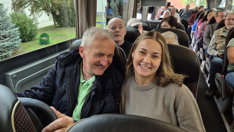 gute Stimmung im Bus