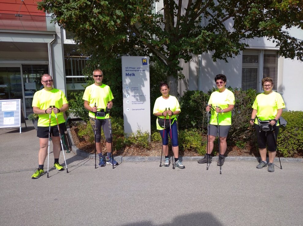MitarbeiterInnen des PBZ Melk.