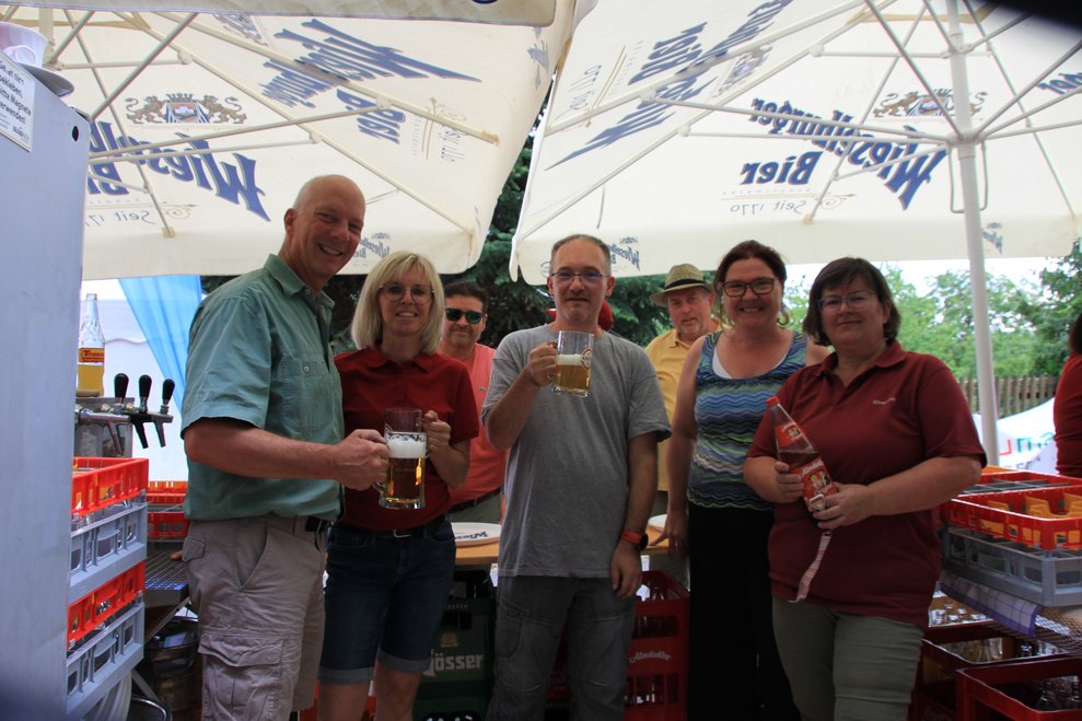 Gruppenfoto der Schank