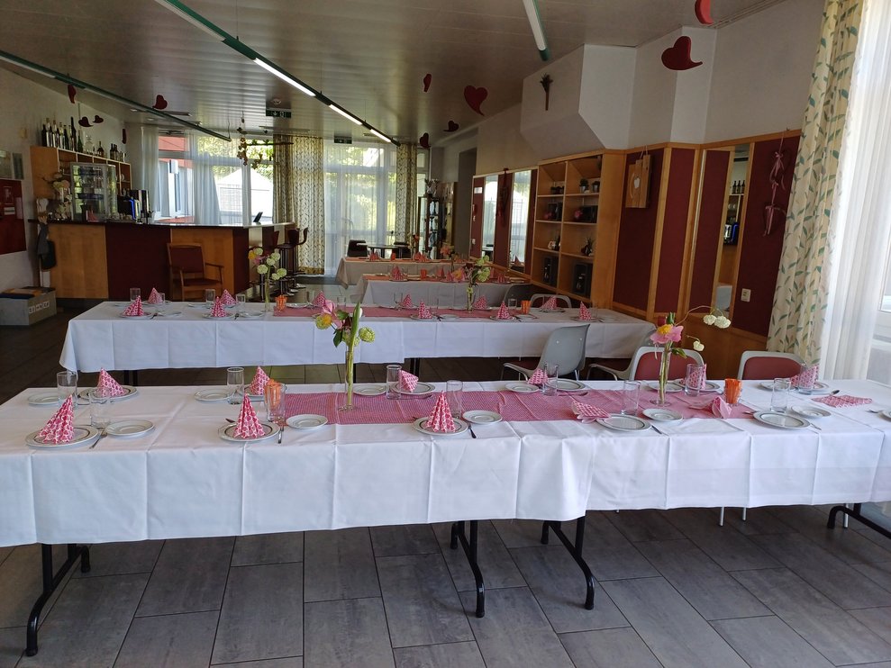 gedeckter Tisch