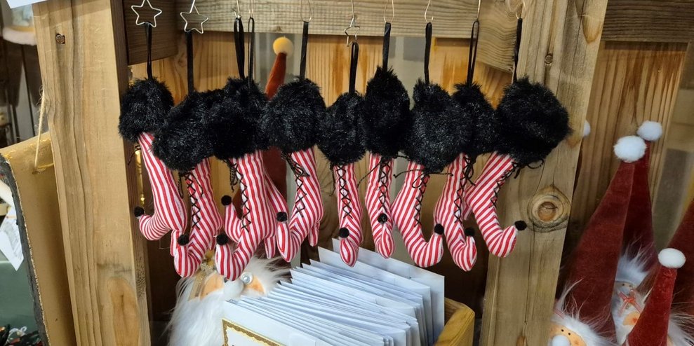 handgemachte Weihnachtsstiefel