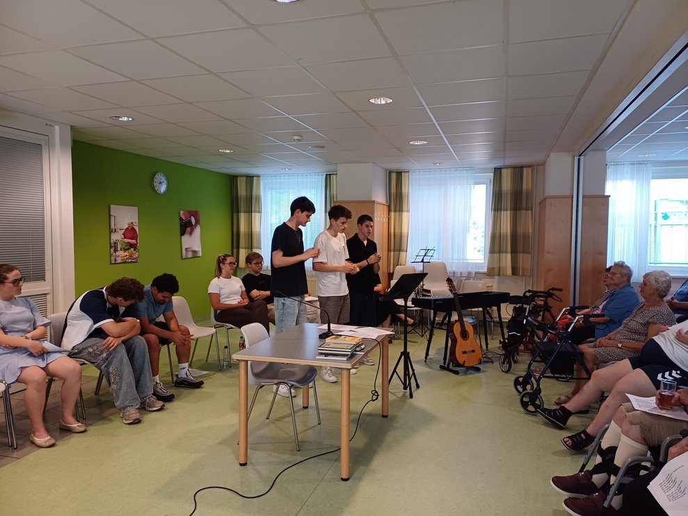 Schüler singen 