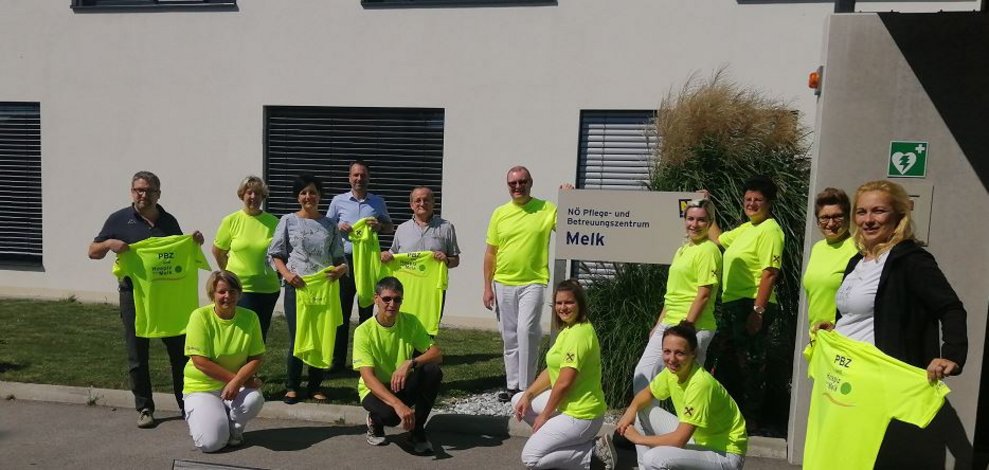 MitarbeiterInnen des PBZ Melk.